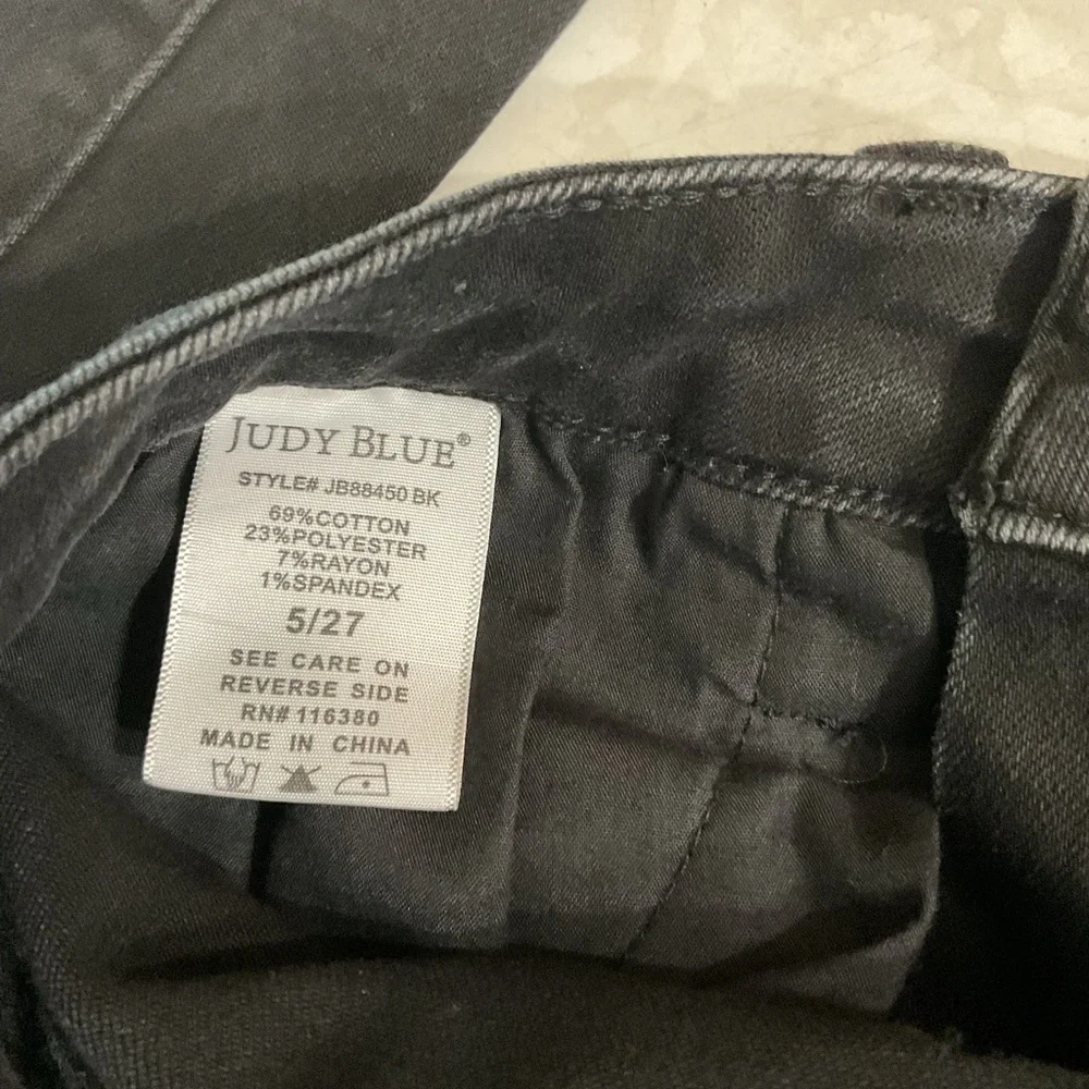 Judy Blue Women's Black Jeans skinny fit size 5/27 - Picture 4 of 4